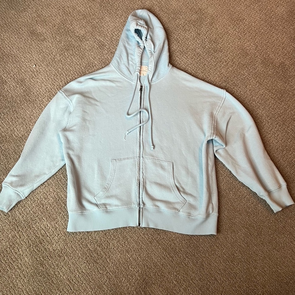 American Eagle Outfitters Light Blue Hoodie